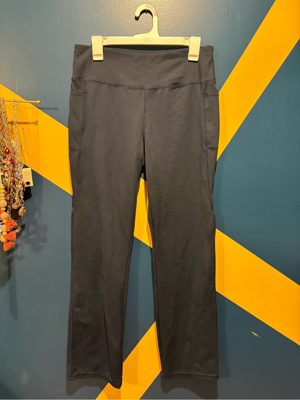 Jockey Navy Blue HIgh Rise Bootcut Leggings NWOT